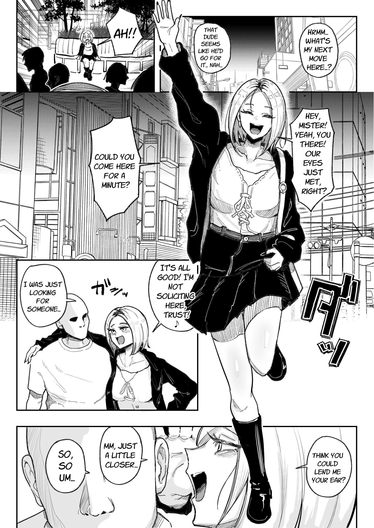 Hentai Manga Comic-Smegma Loving Dick Sniffin' Gal's Raw Fuck & Sloppy Kissing Semen Burps-Read-2